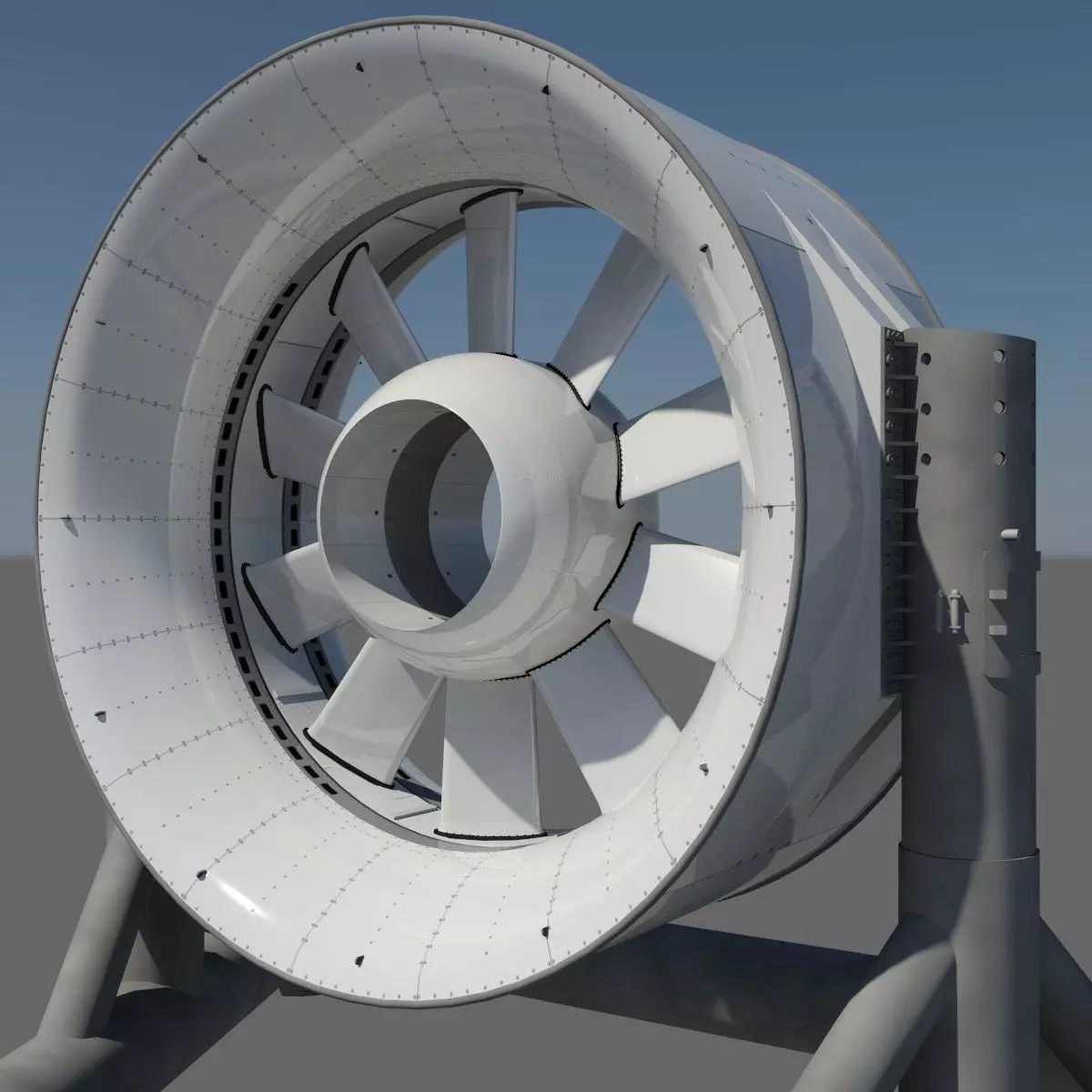 Marine turbine 3D model_0