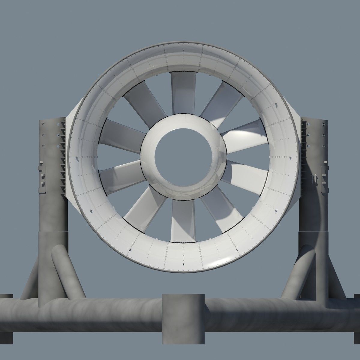 Marine turbine 3D model_1