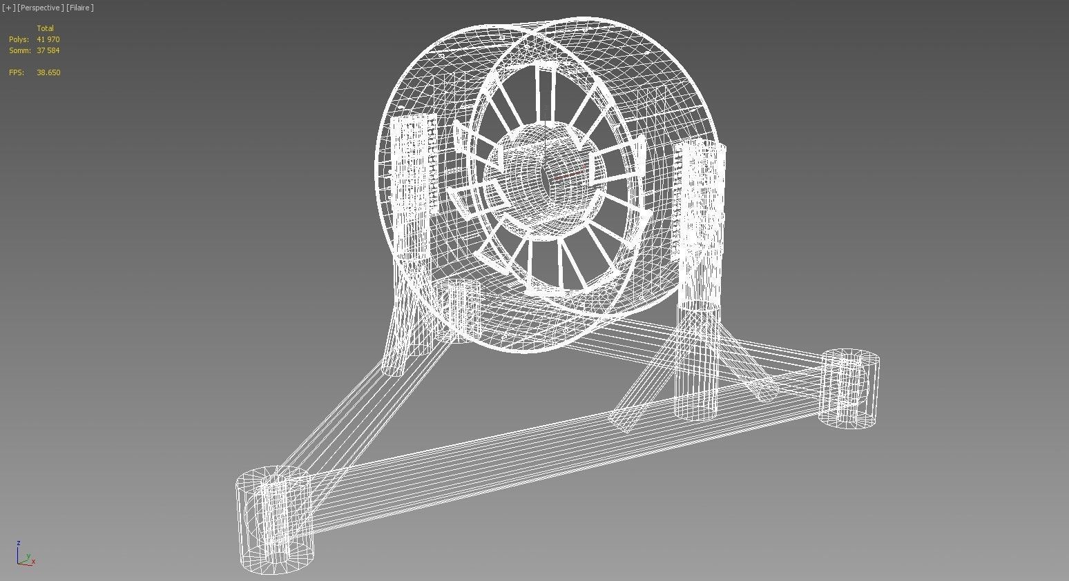 Marine turbine 3D model_2
