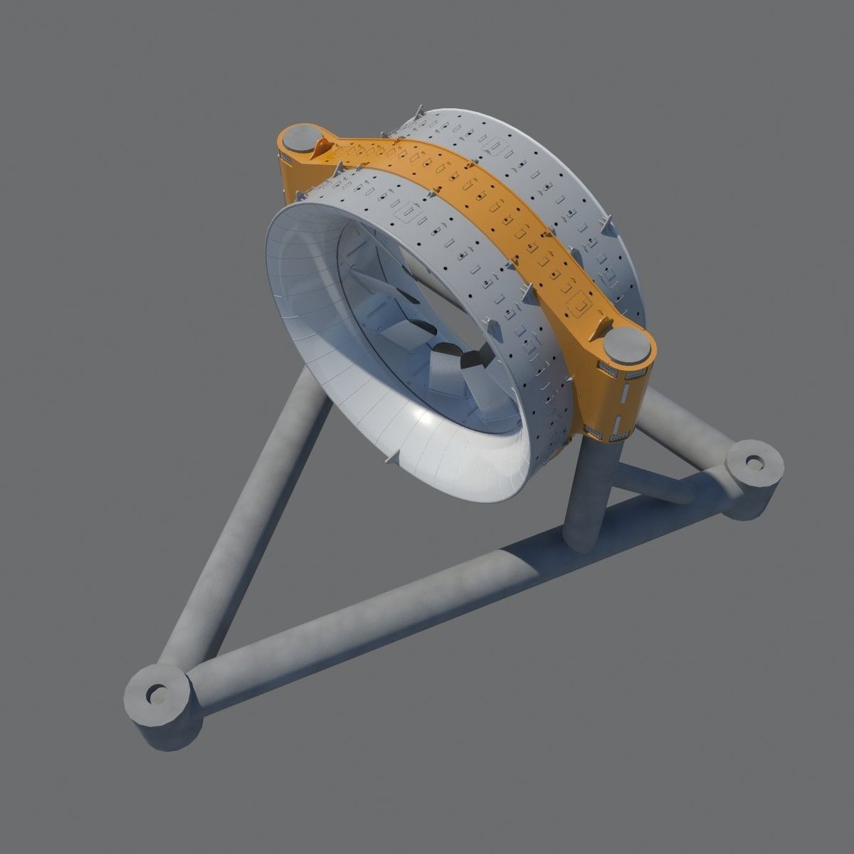 Marine Turbine 3D model_3