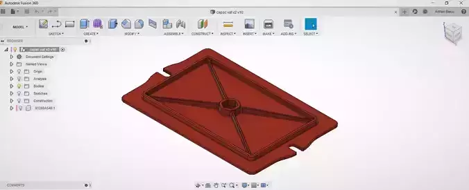 Vat cover for Resin LCD UV Flyingbear Shine 3D printer 3D print model