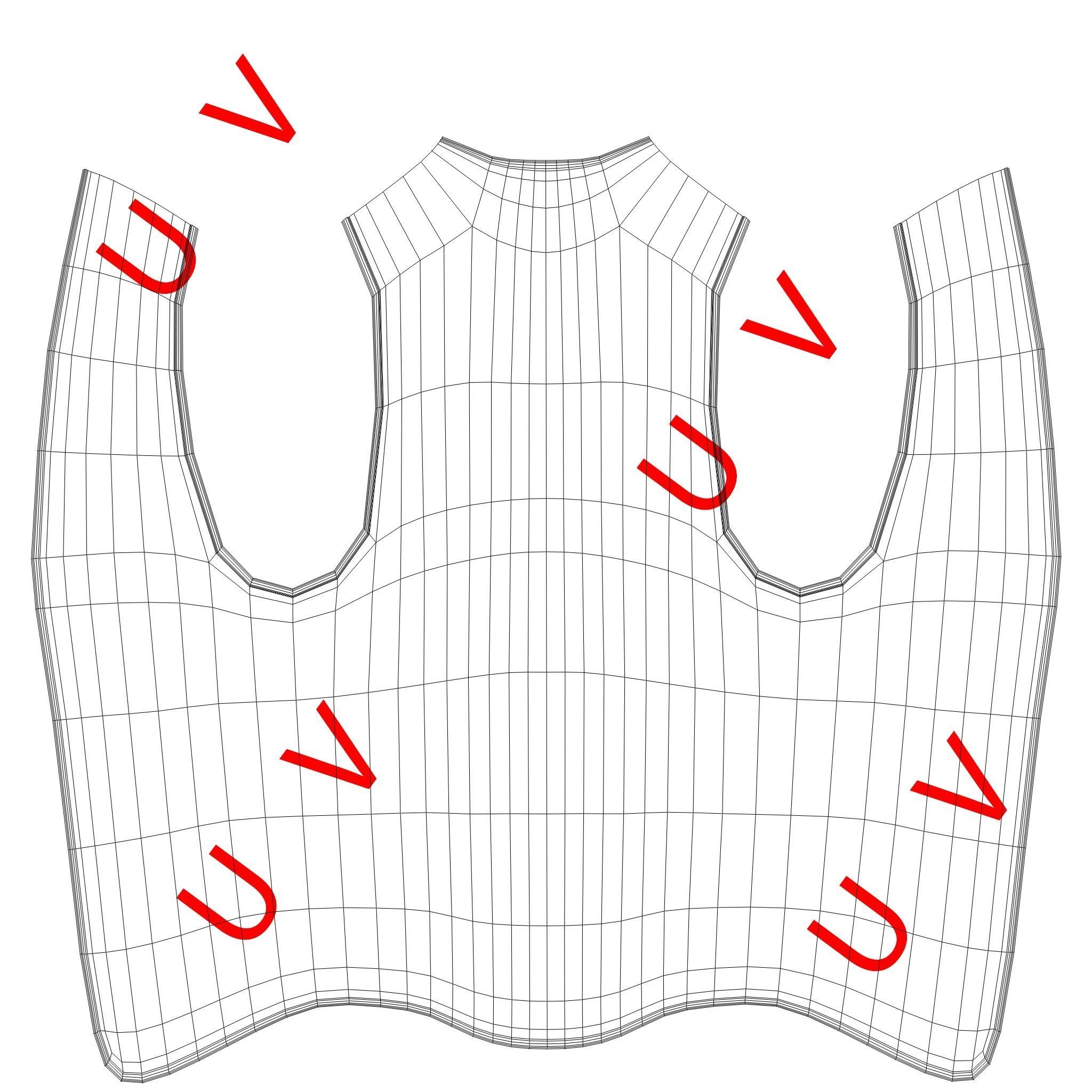 3D Model Worker Vest  Low-poly 3D model_12