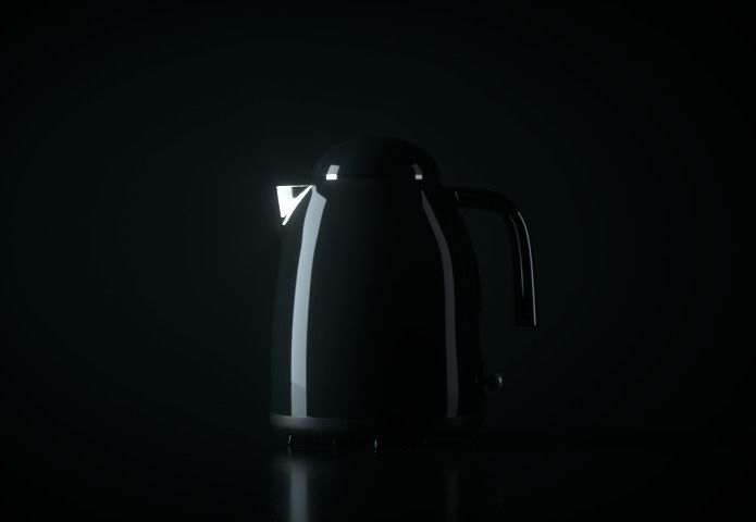 Kettle and Mixer 3D model_6