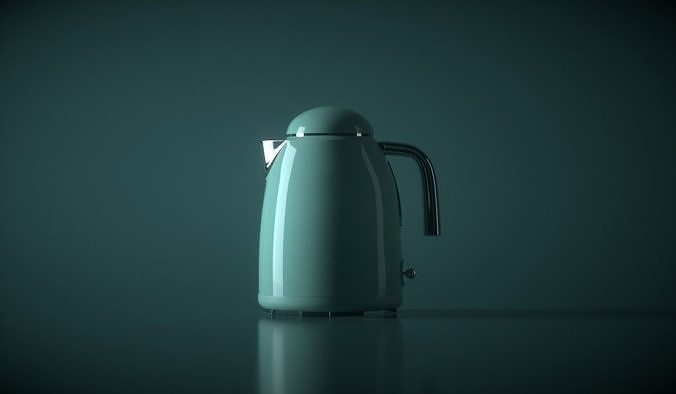 Kettle and Mixer 3D model