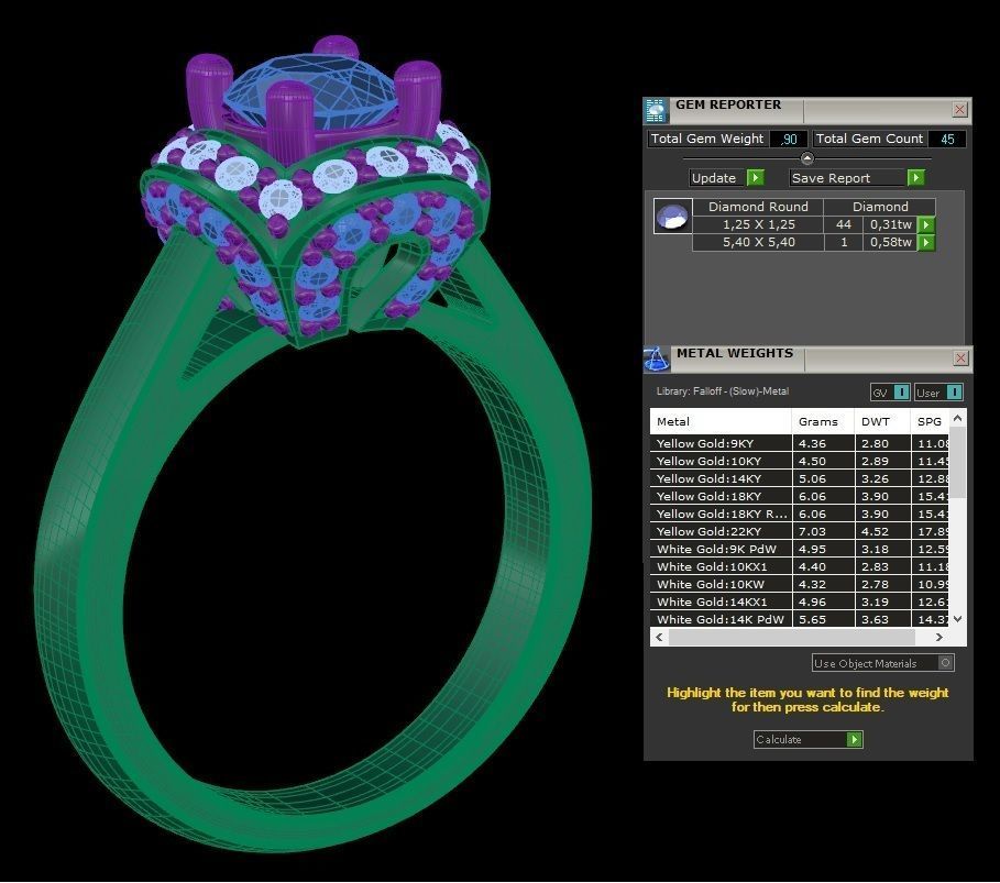 Ring model 370 3D model_3