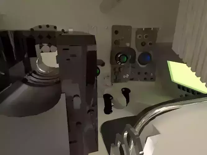 M1 Abrams interior 3D model