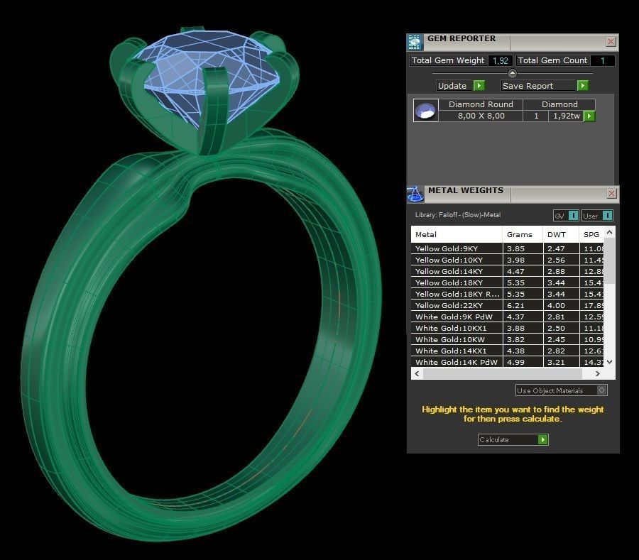 Ring model 375 3D model_3