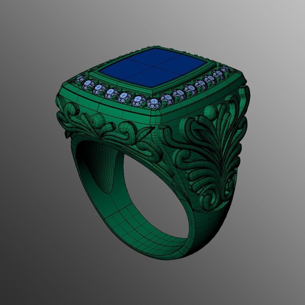 Ring od 120 3D print model_2