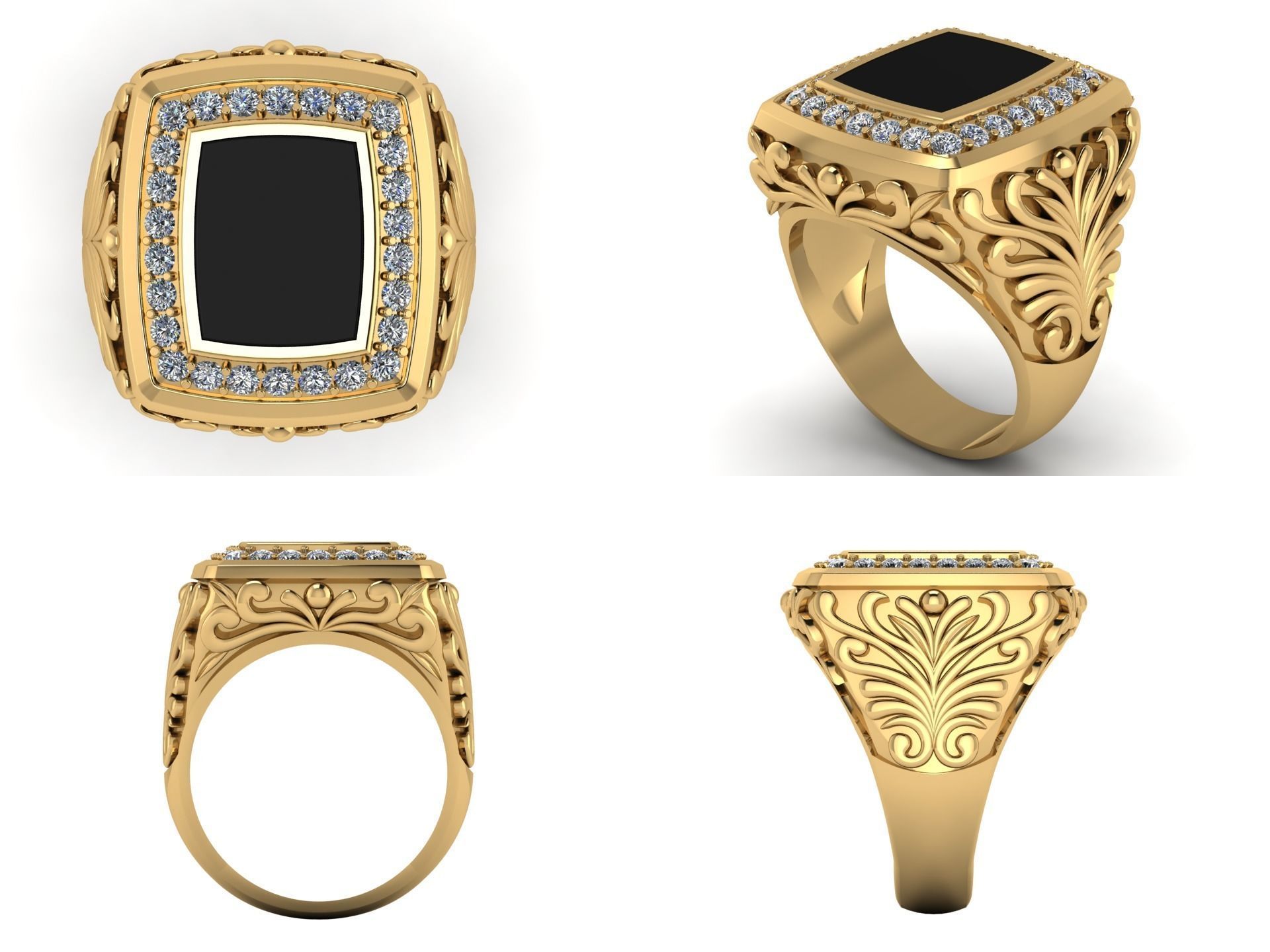 Ring od 120 3D print model_3