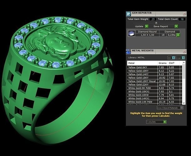 Ring model 387 3D model