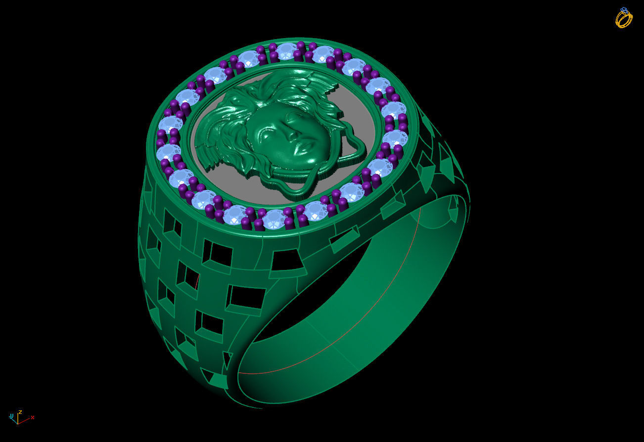 Ring model 387 3D model_1