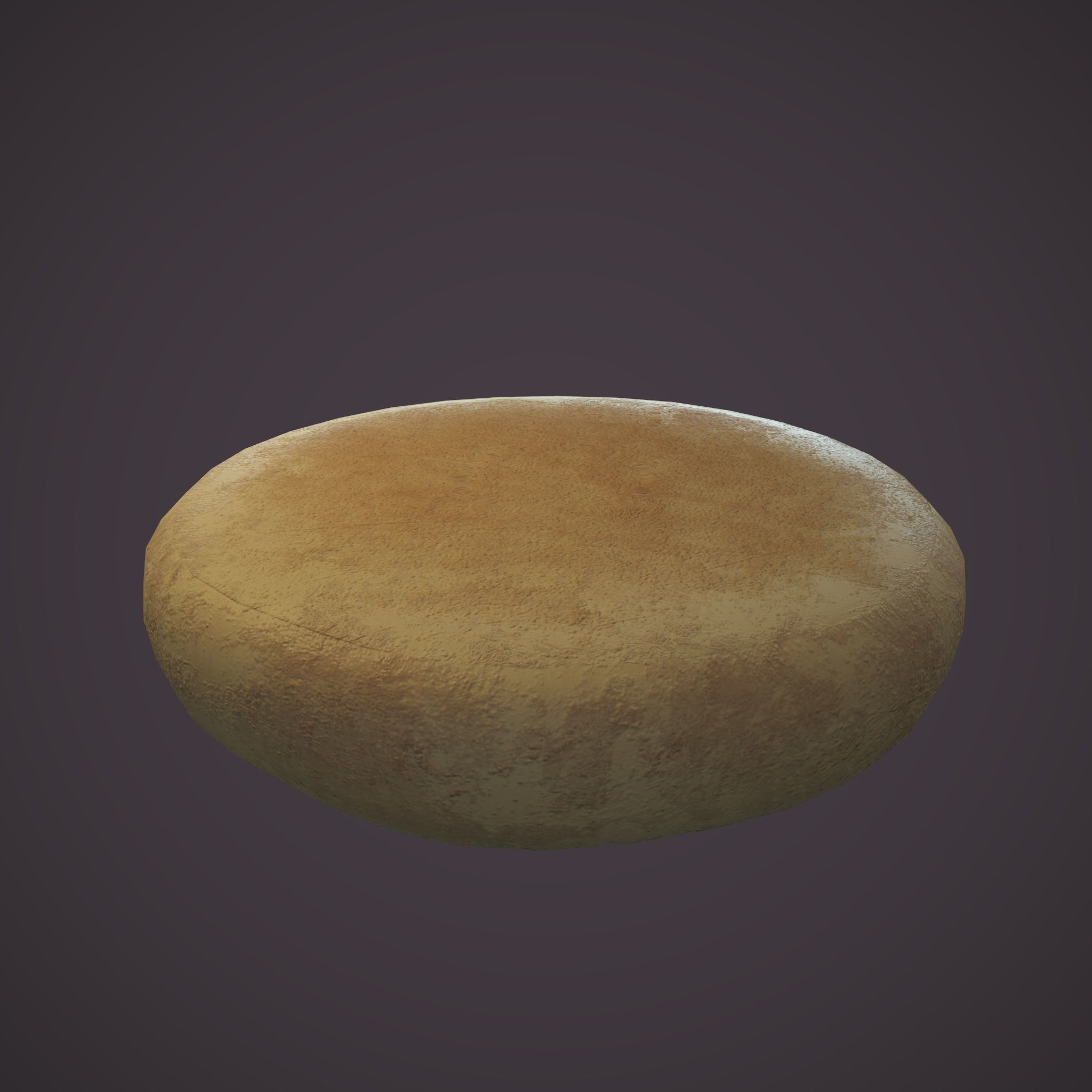Medieval Meat Pie Low-poly 3D model_18