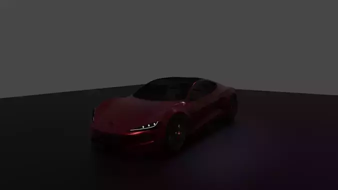 Tesla Roadster 2020 With Interior