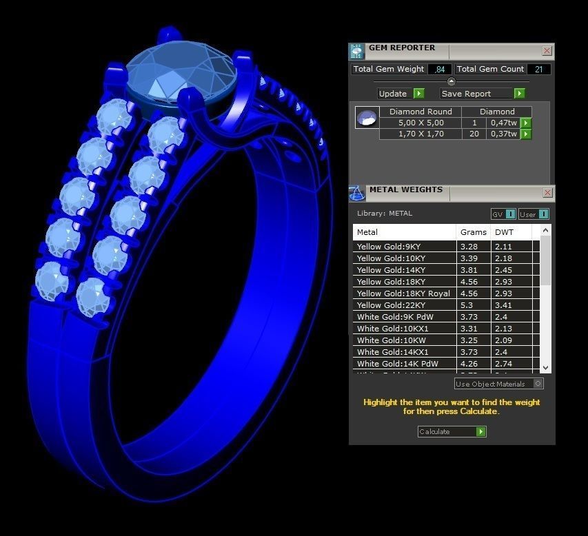 Ring model 399 3D model_3