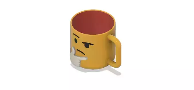 Cup Thinking 3D print model