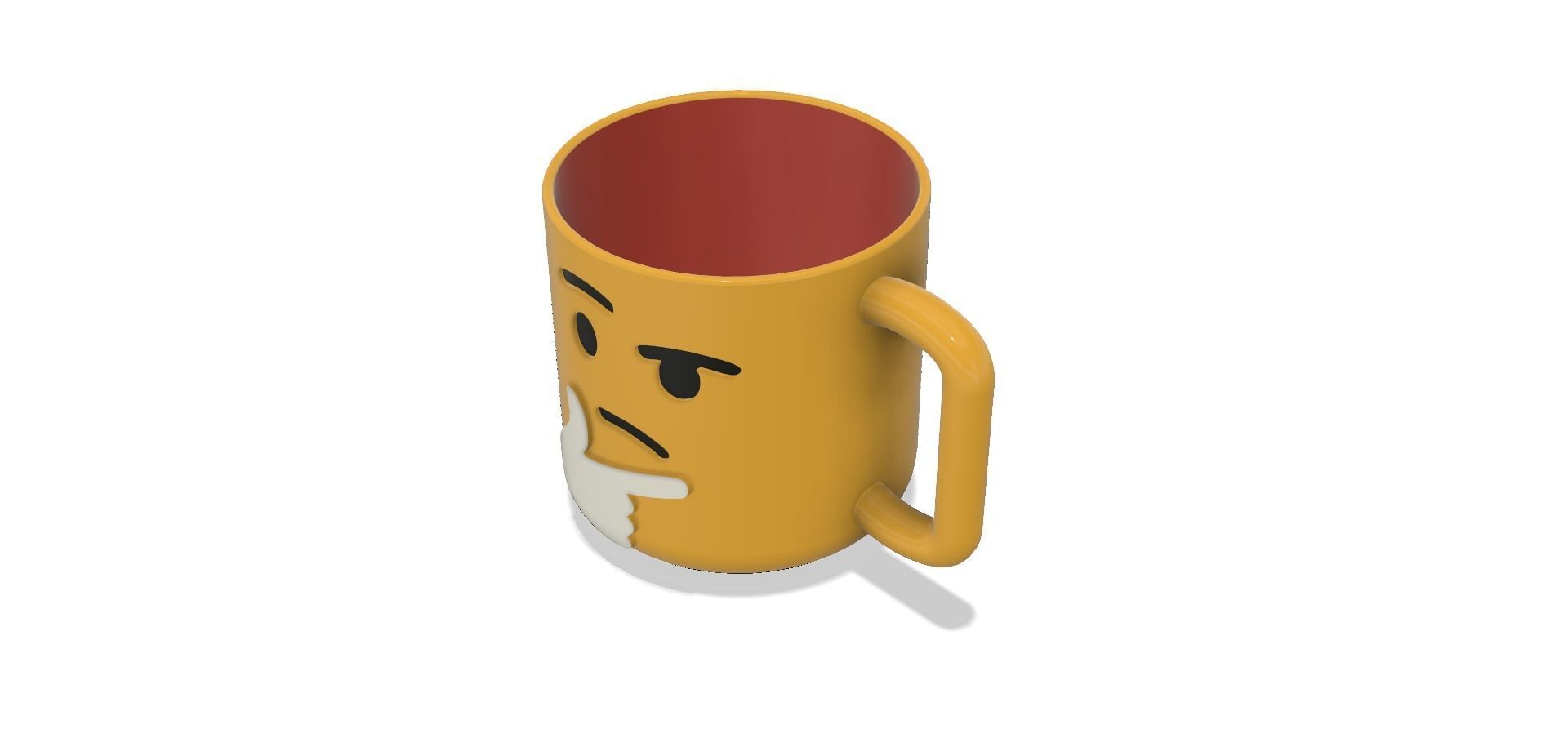 Cup Thinking 3D print model_4