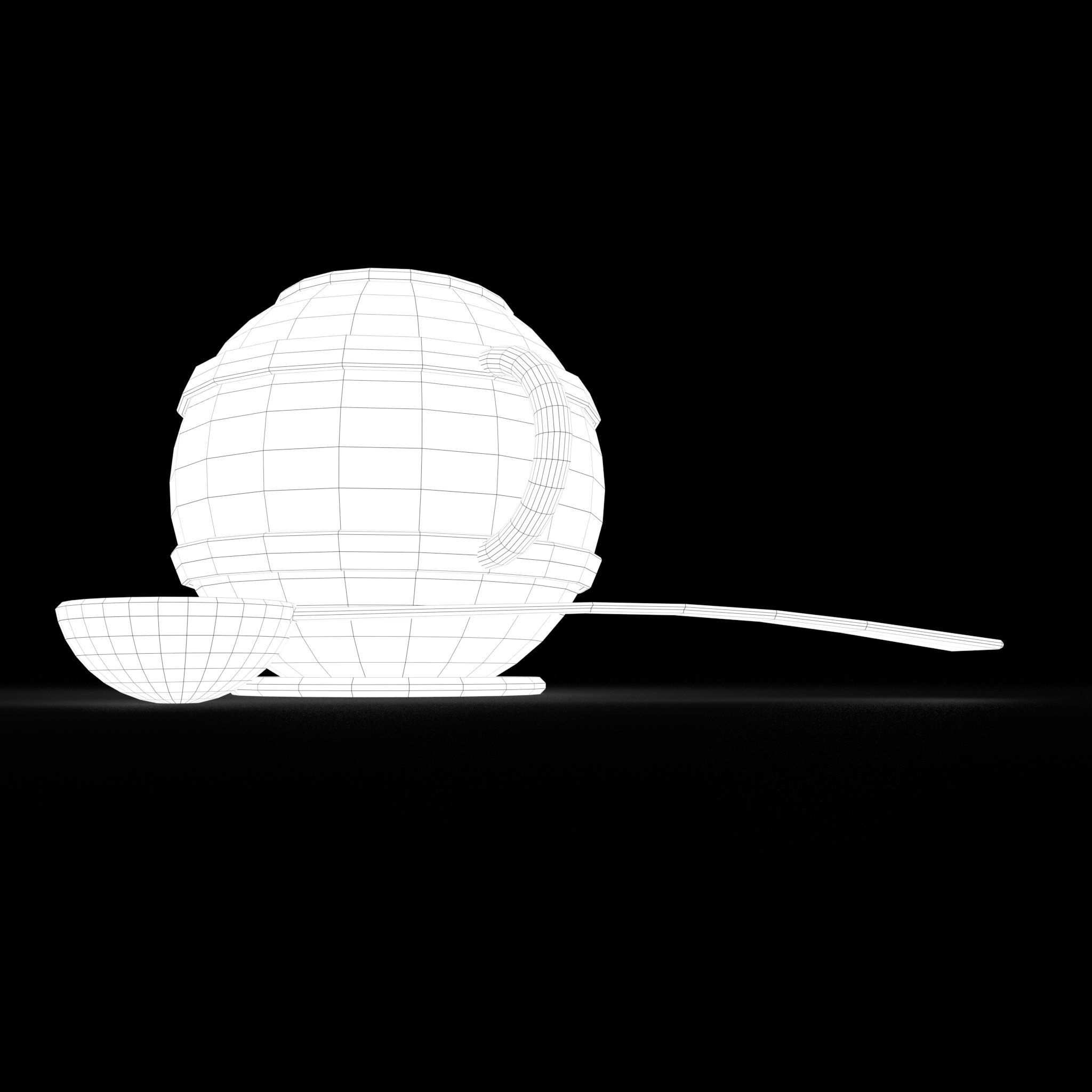 Medieval Tavern Soup pot and Spoon Free low-poly 3D model_40