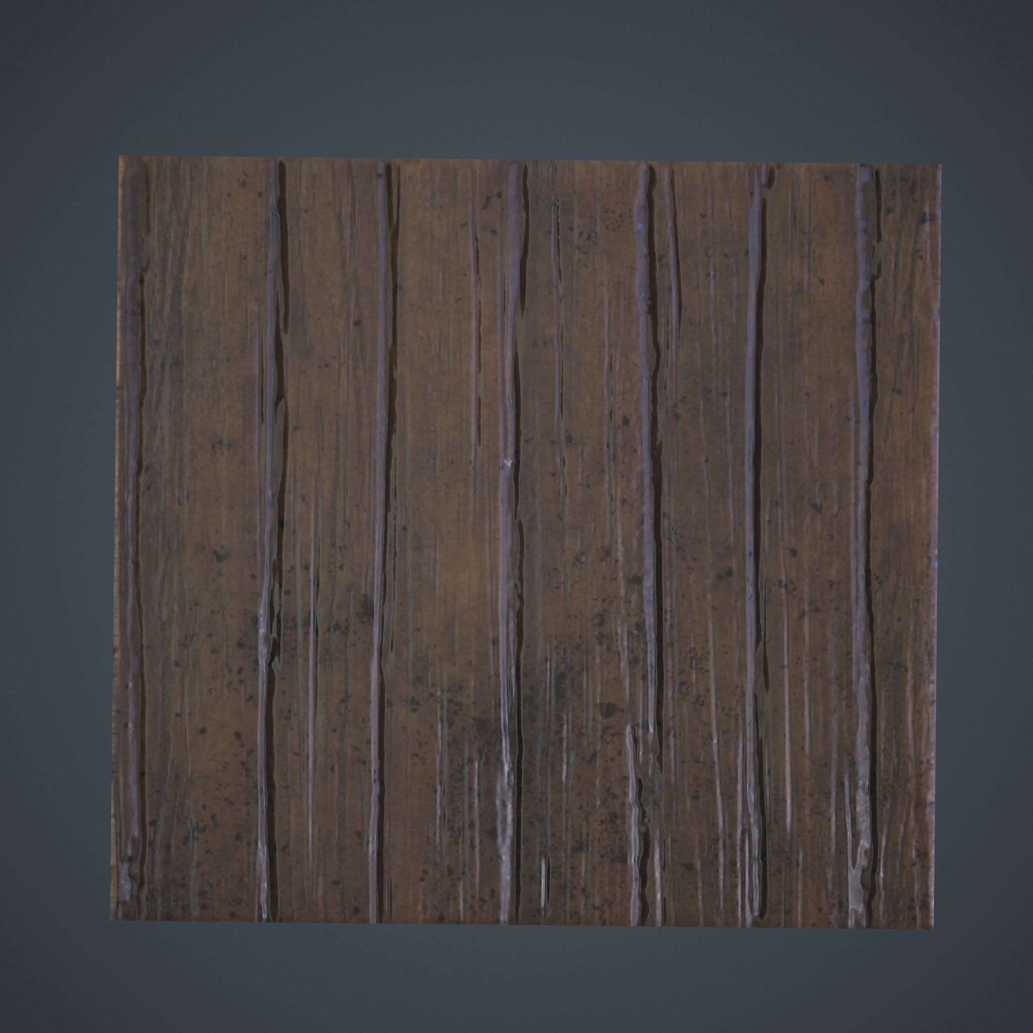 Medieval Tall Shelf Low-poly 3D model_16