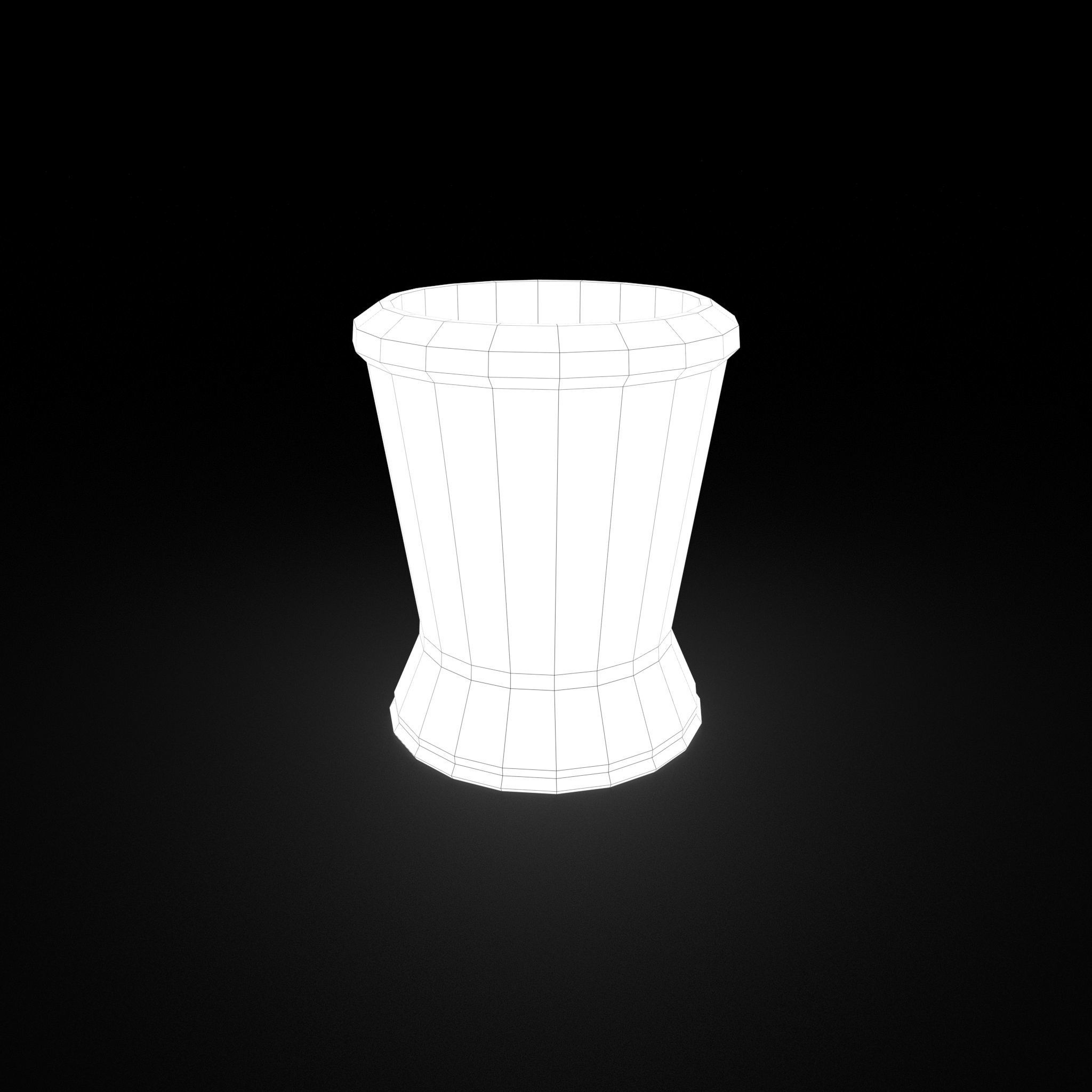 Medieval Tavern Water Cup Free low-poly 3D model_40
