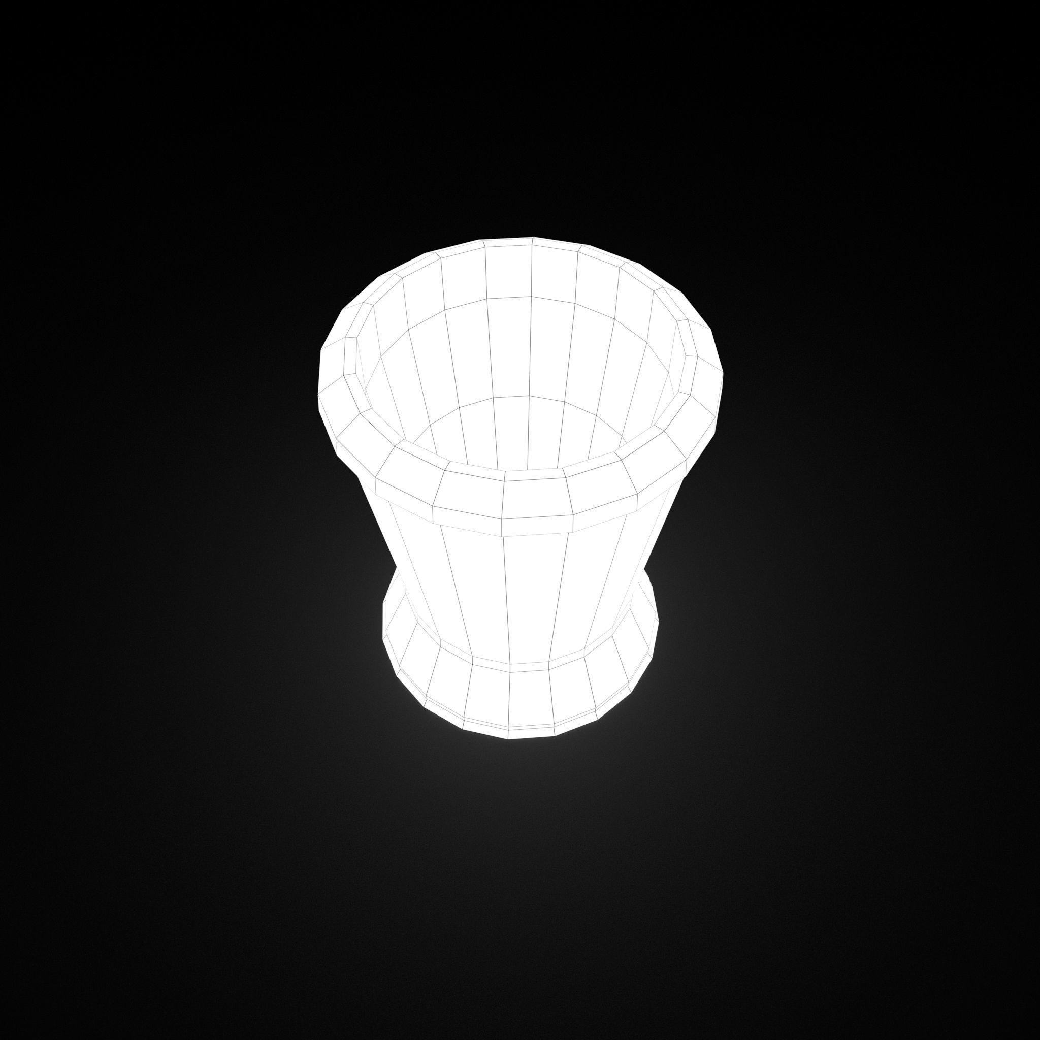 Medieval Tavern Water Cup Free low-poly 3D model_45