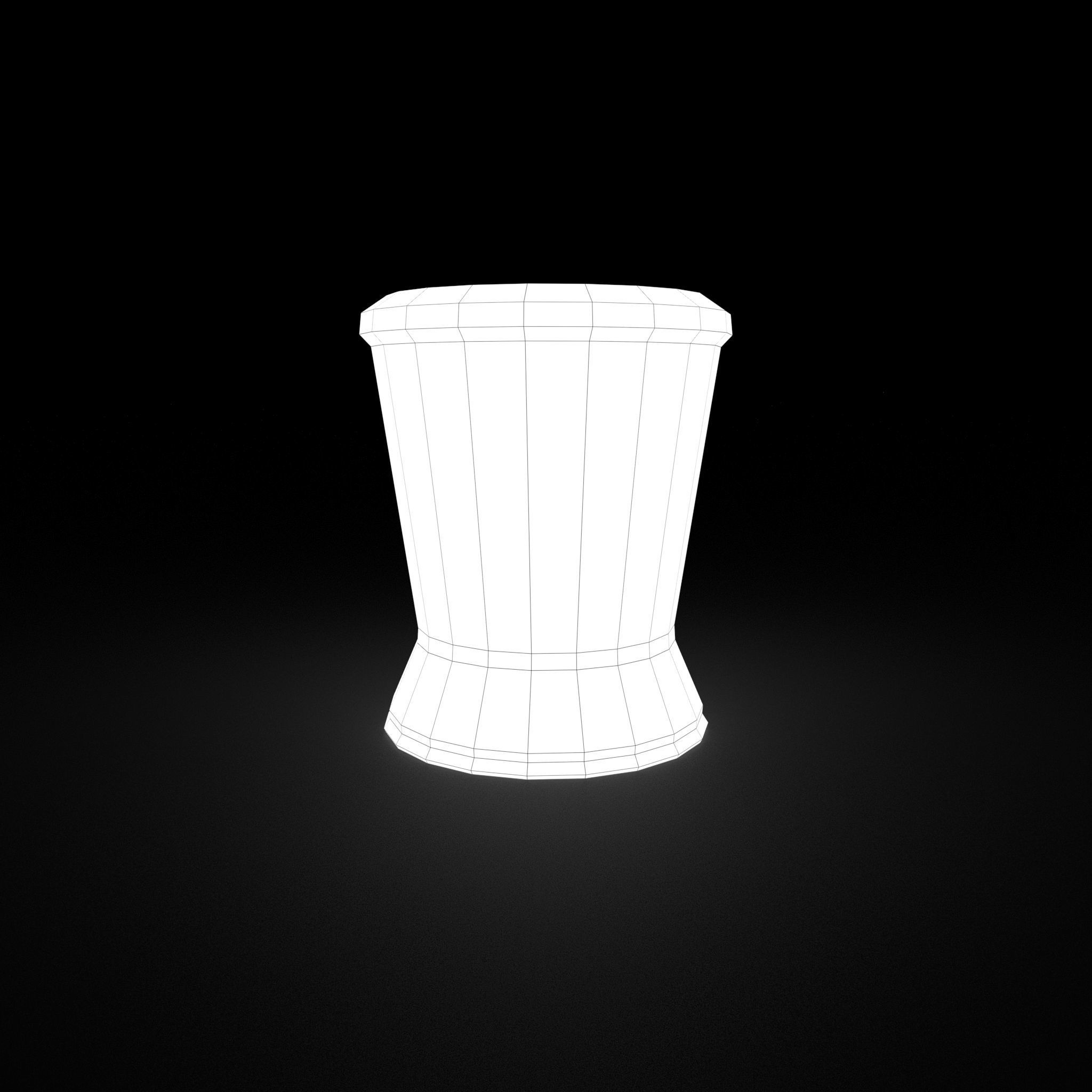 Medieval Tavern Water Cup Free low-poly 3D model_39