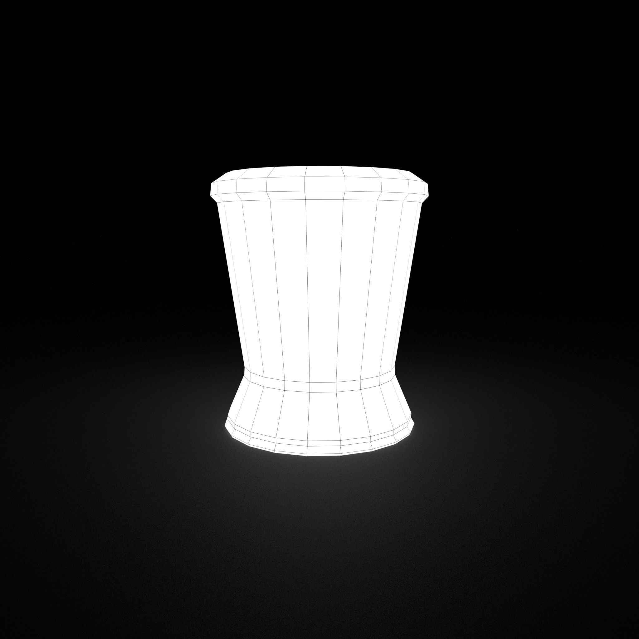 Medieval Tavern Water Cup Free low-poly 3D model_38