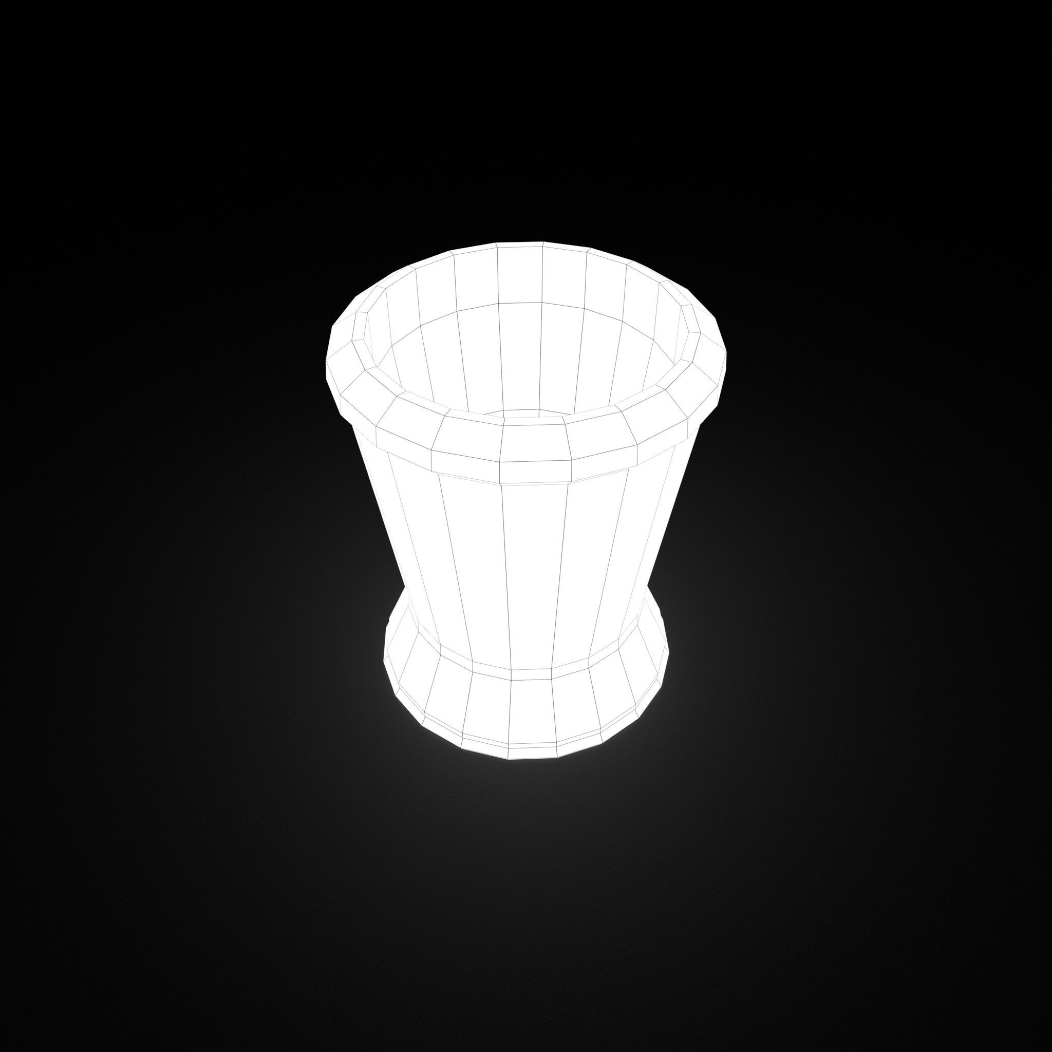 Medieval Tavern Water Cup Free low-poly 3D model_43