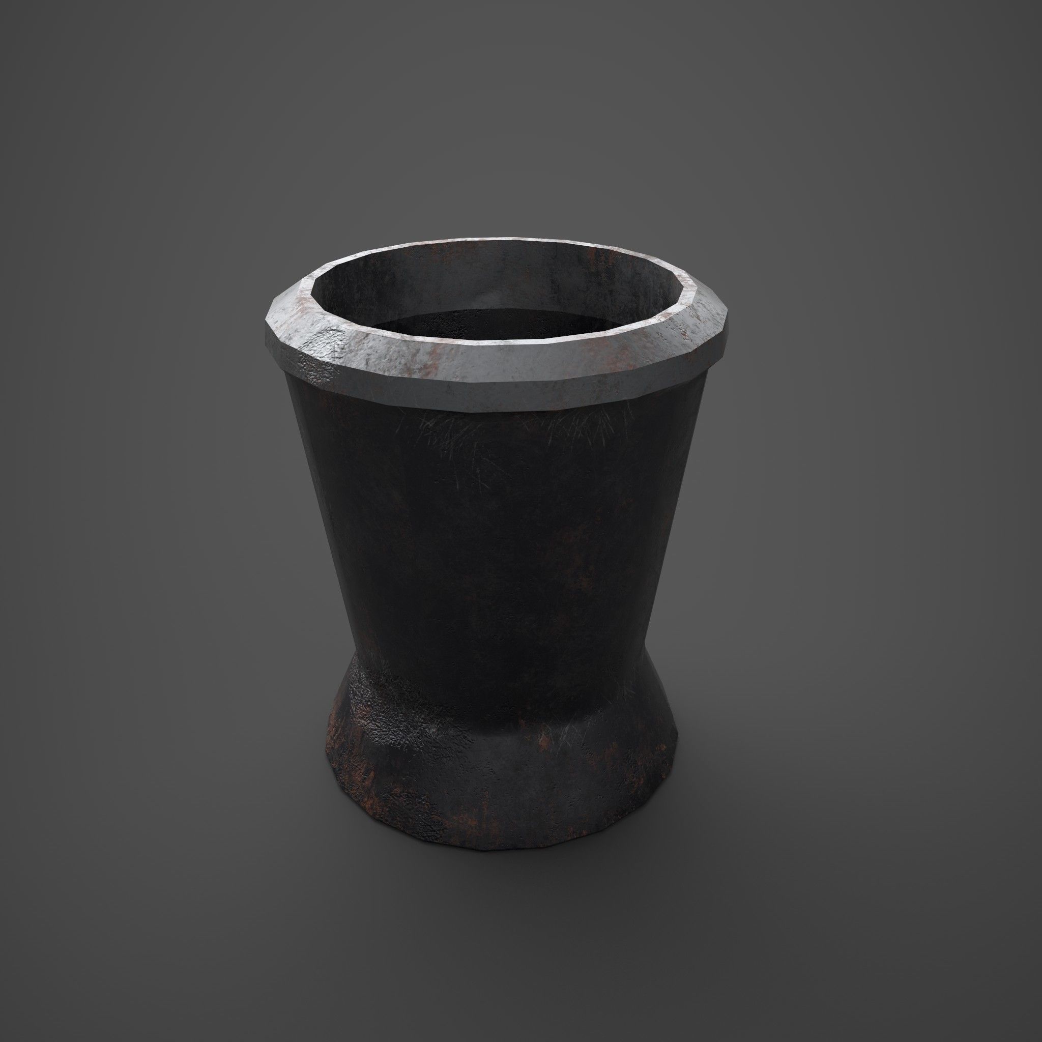 Medieval Tavern Water Cup Free low-poly 3D model_16