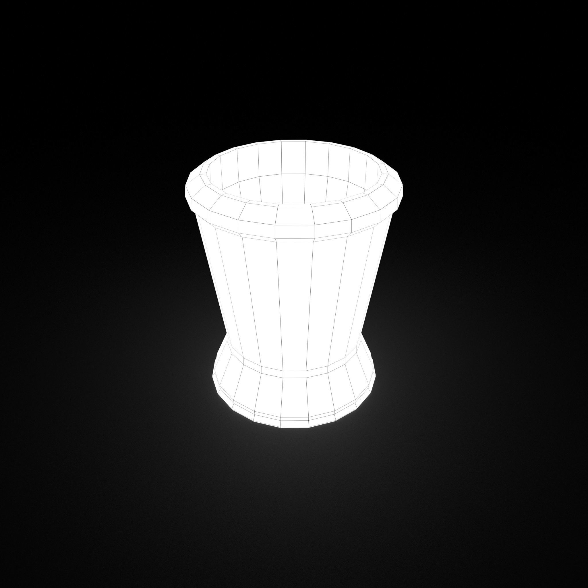 Medieval Tavern Water Cup Free low-poly 3D model_42