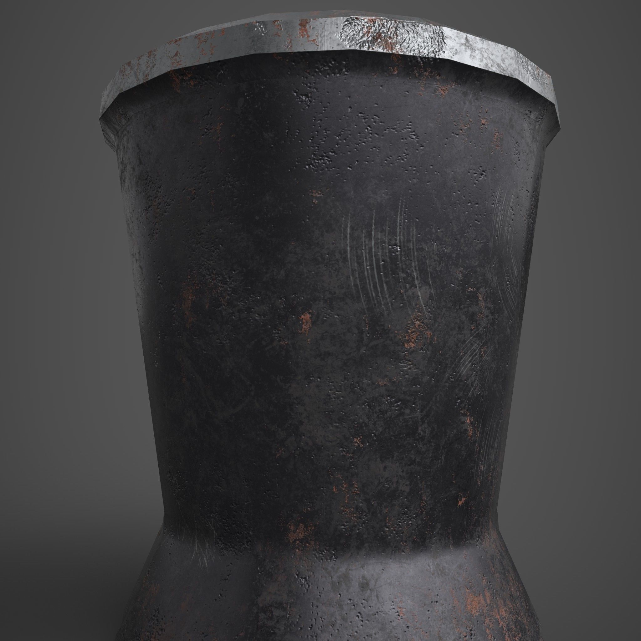 Medieval Tavern Water Cup Free low-poly 3D model_32