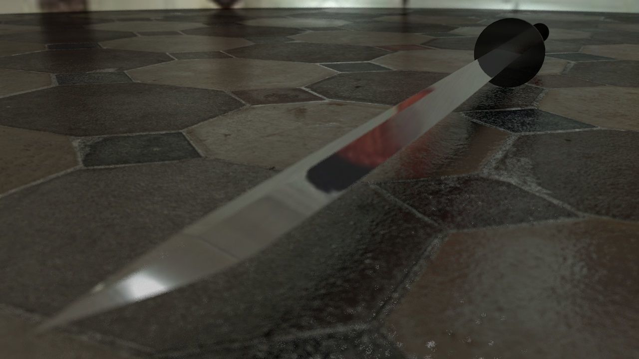 Katana Model Samurai Sword High Definition HD Textured 3D model_3