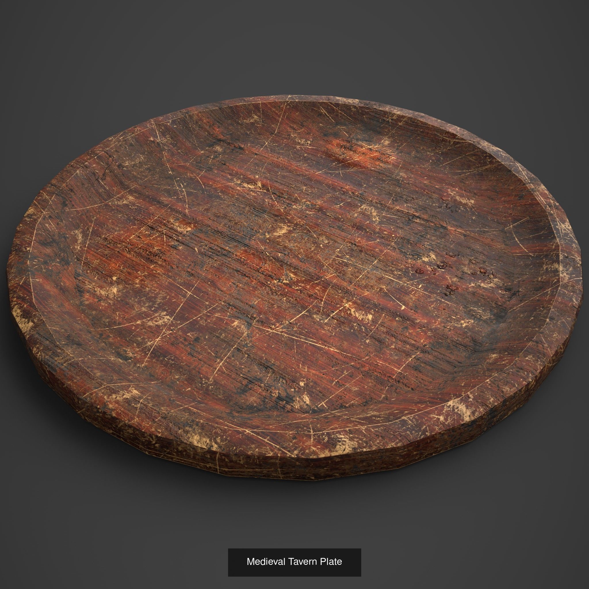 Medieval Tavern Dish Set 3D Model Collection_21