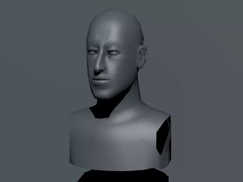 man bust 01 Free 3D model