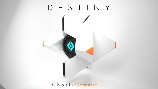 Destiny Ghost - Fast print - Snap fit 3D print model