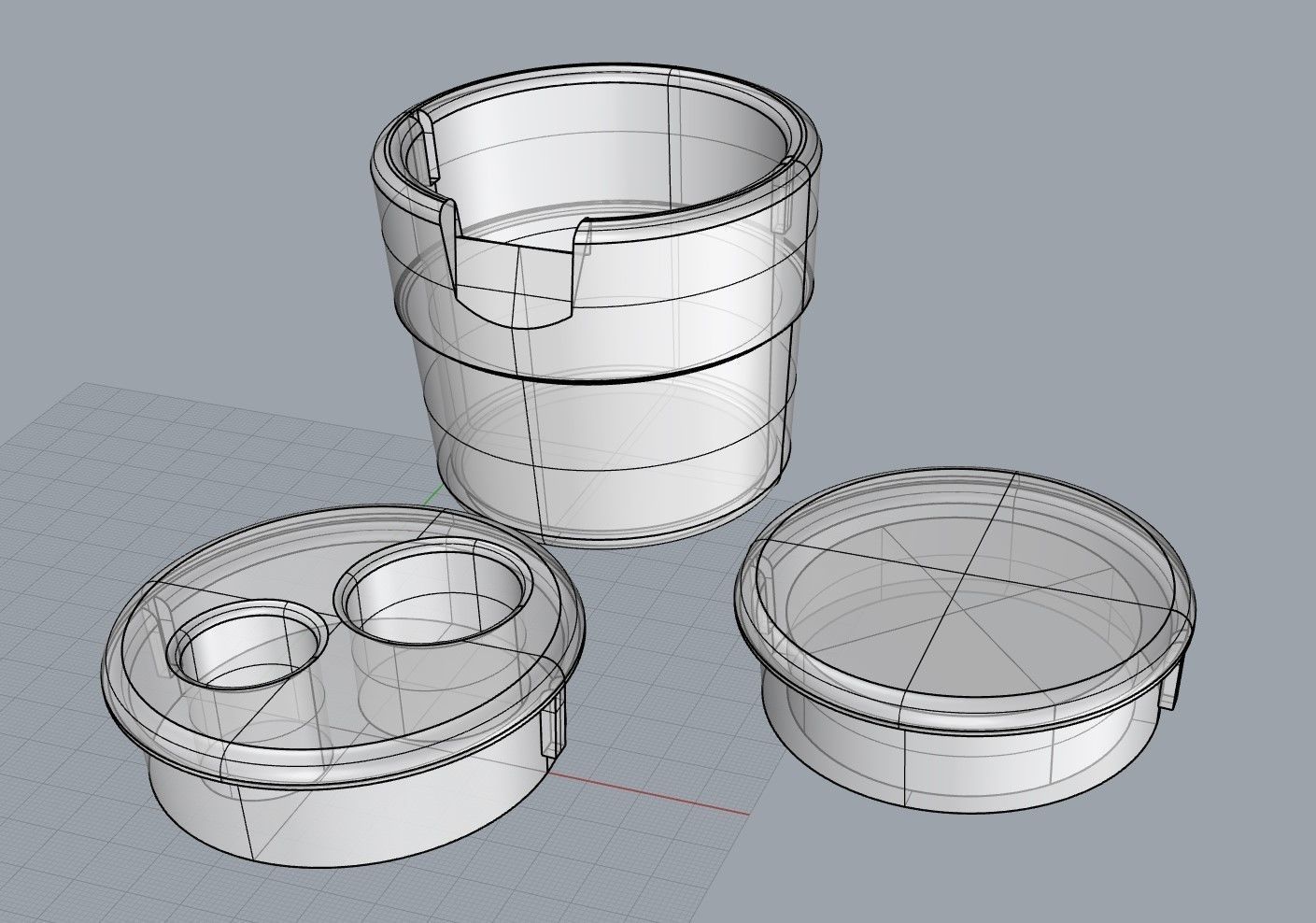 VW Cup Holder 3D print model_1