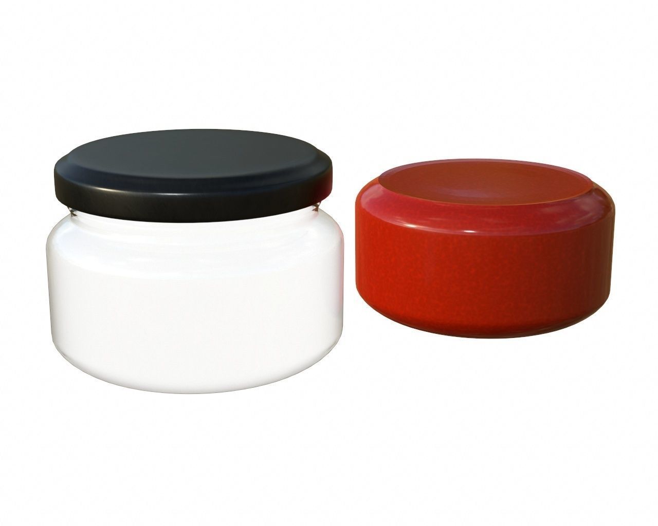 Sauce Jar 01 3D model_5