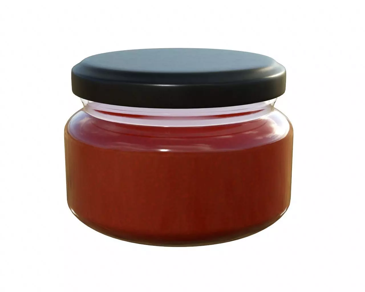 Sauce Jar 01 3D model_0