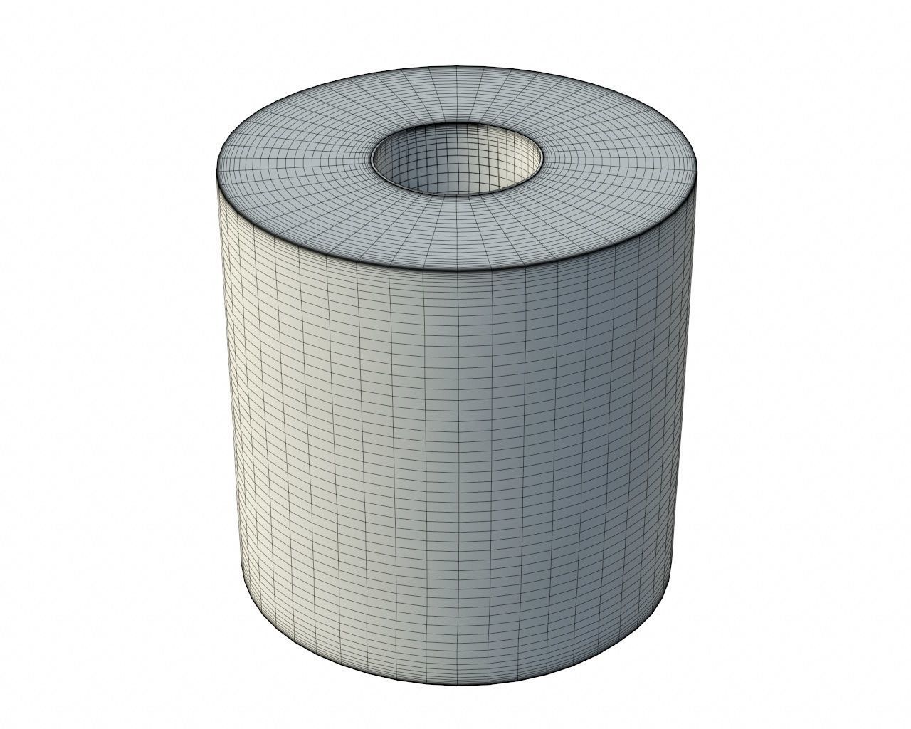 Toilet paper single 3D model_3