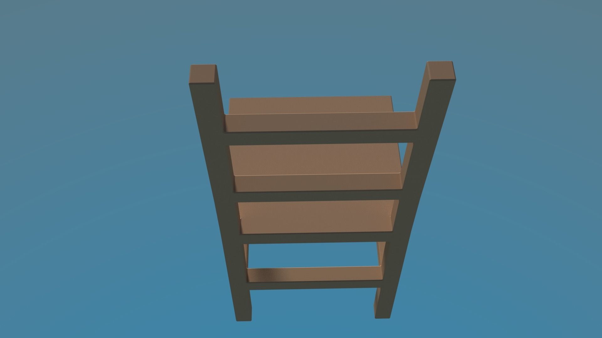 3d Chair wooden Free 3D model_3