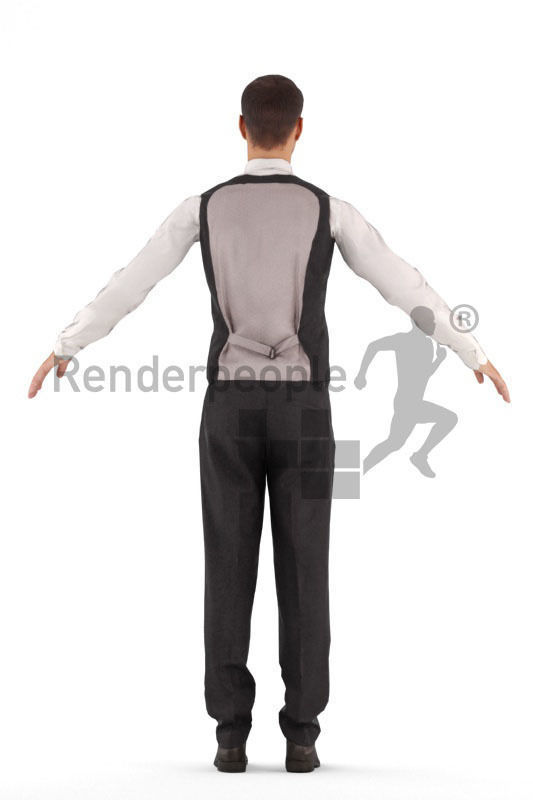 Eric 001 Rigged Business Man Free low-poly 3D model_2