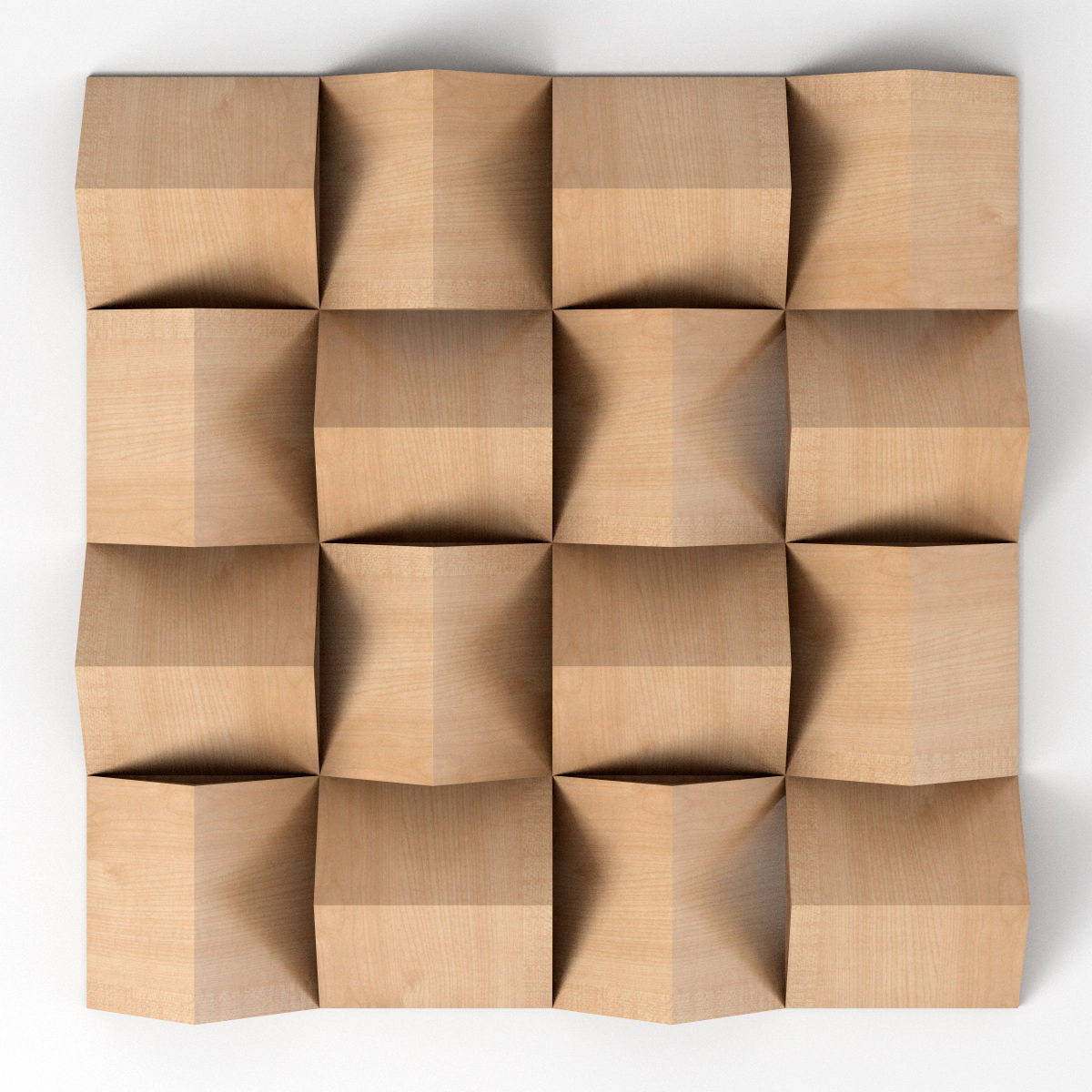 Six Acoustic Wall Panels for Recording Studio Treatment 3D Model Collection_25