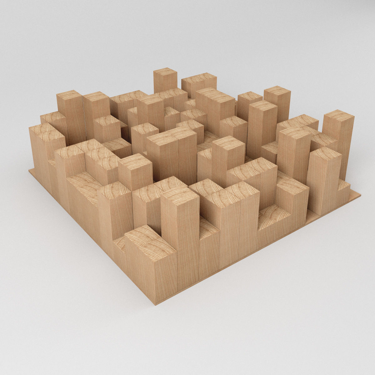 Six Acoustic Wall Panels for Recording Studio Treatment 3D Model Collection_7