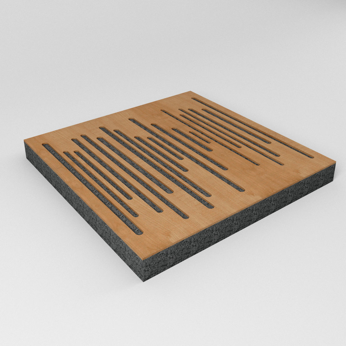 Six Acoustic Wall Panels for Recording Studio Treatment 3D Model Collection_11