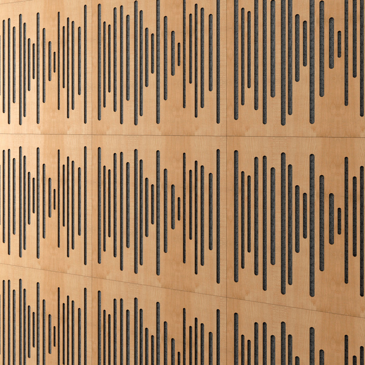 Six Acoustic Wall Panels for Recording Studio Treatment 3D Model Collection_14