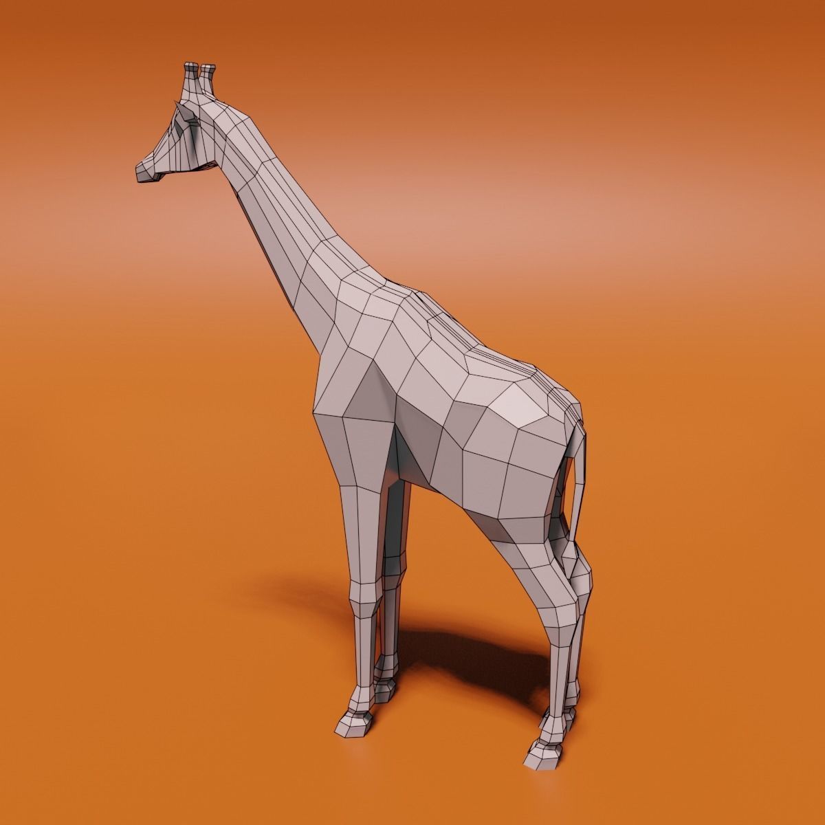 Giraffe 3D model_18