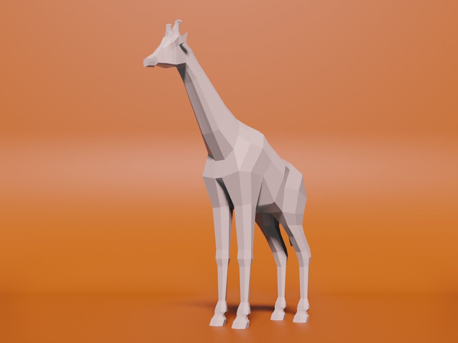 Giraffe 3D model_0