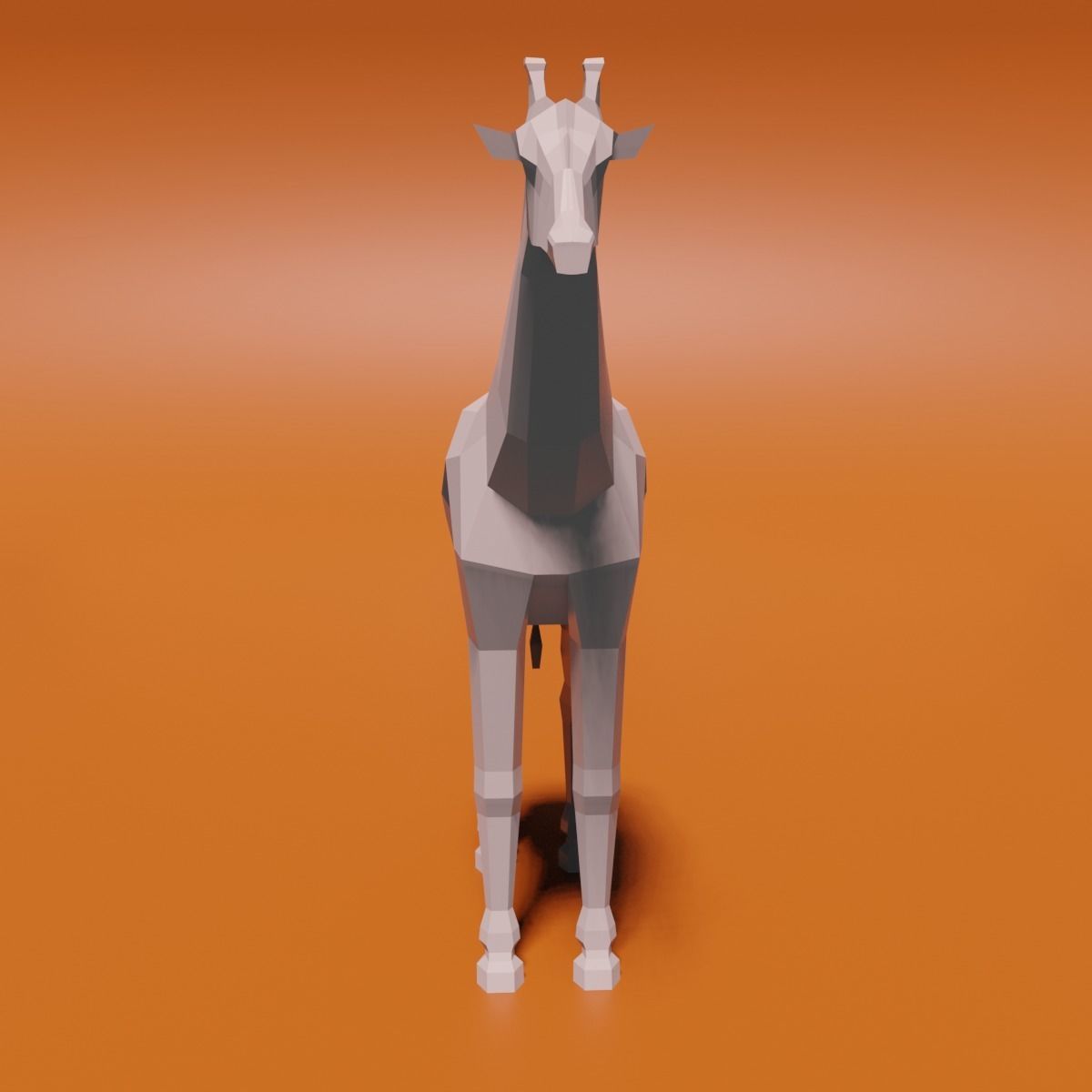 Giraffe 3D model_3