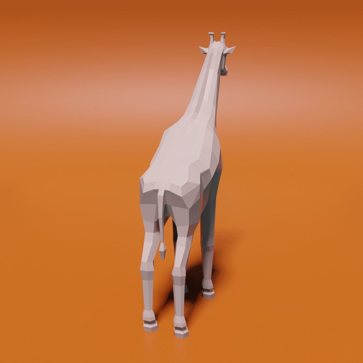 Giraffe 3D model_6