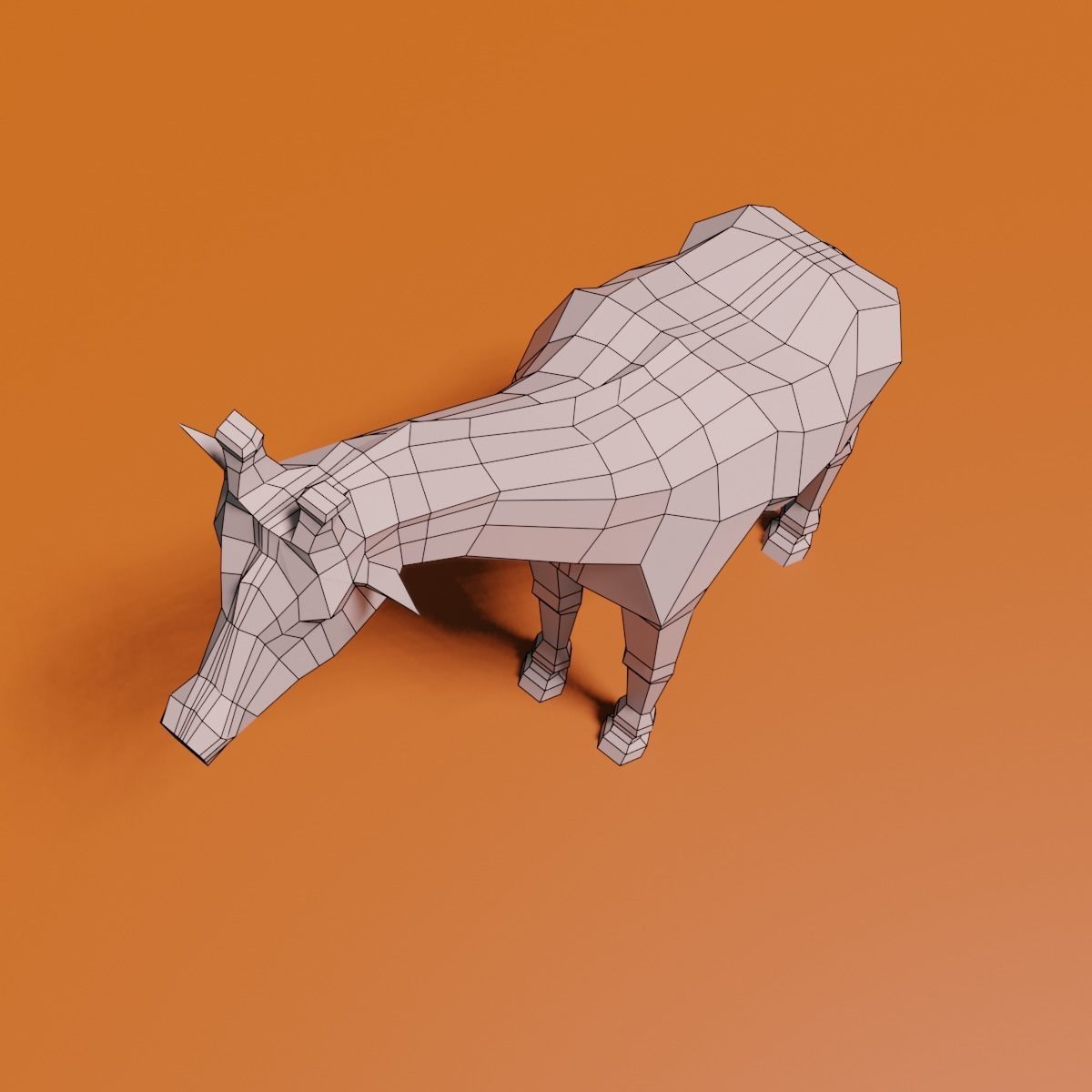 Giraffe 3D model_19