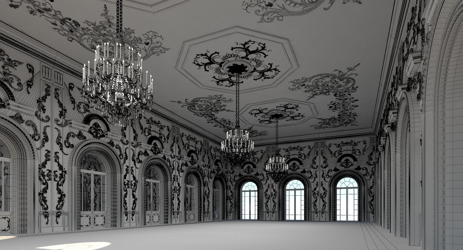 Classic Interior 313 3D model_7